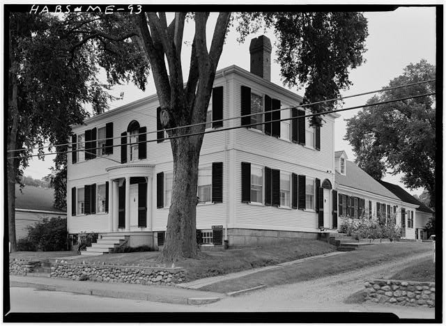 Photo:Damariscotta Maine Matthew Cottrill House 1801 Main St 1930s HABS
