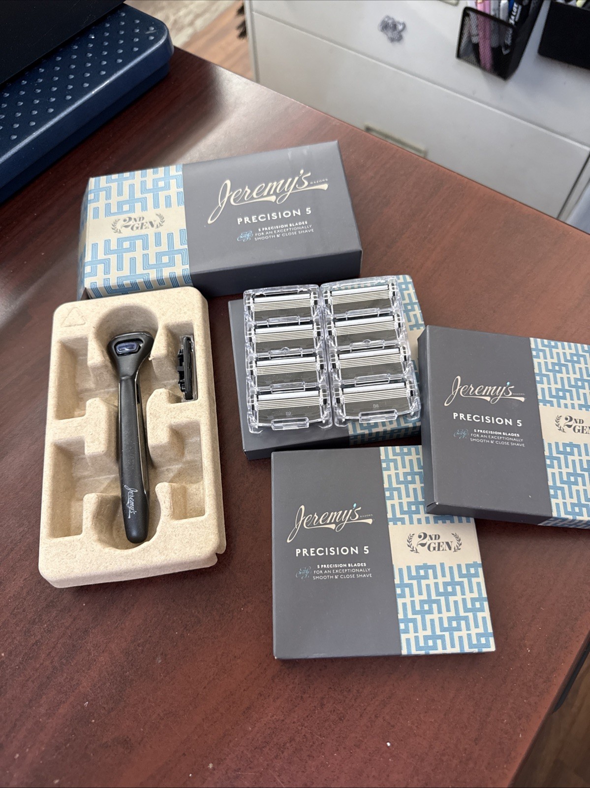 Jeremy's Razors 2nd Gen Precision 5 + 30 Blade Refills (sealed)