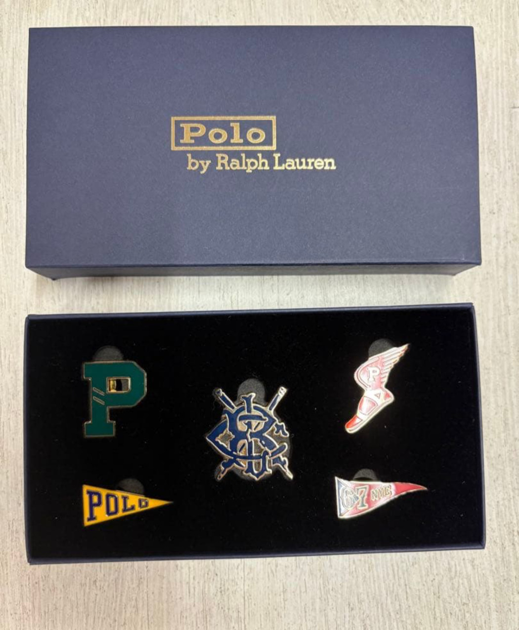 Polo by Ralph Lauren Pins Pin Badge Pinbacks set Japan Limited - New