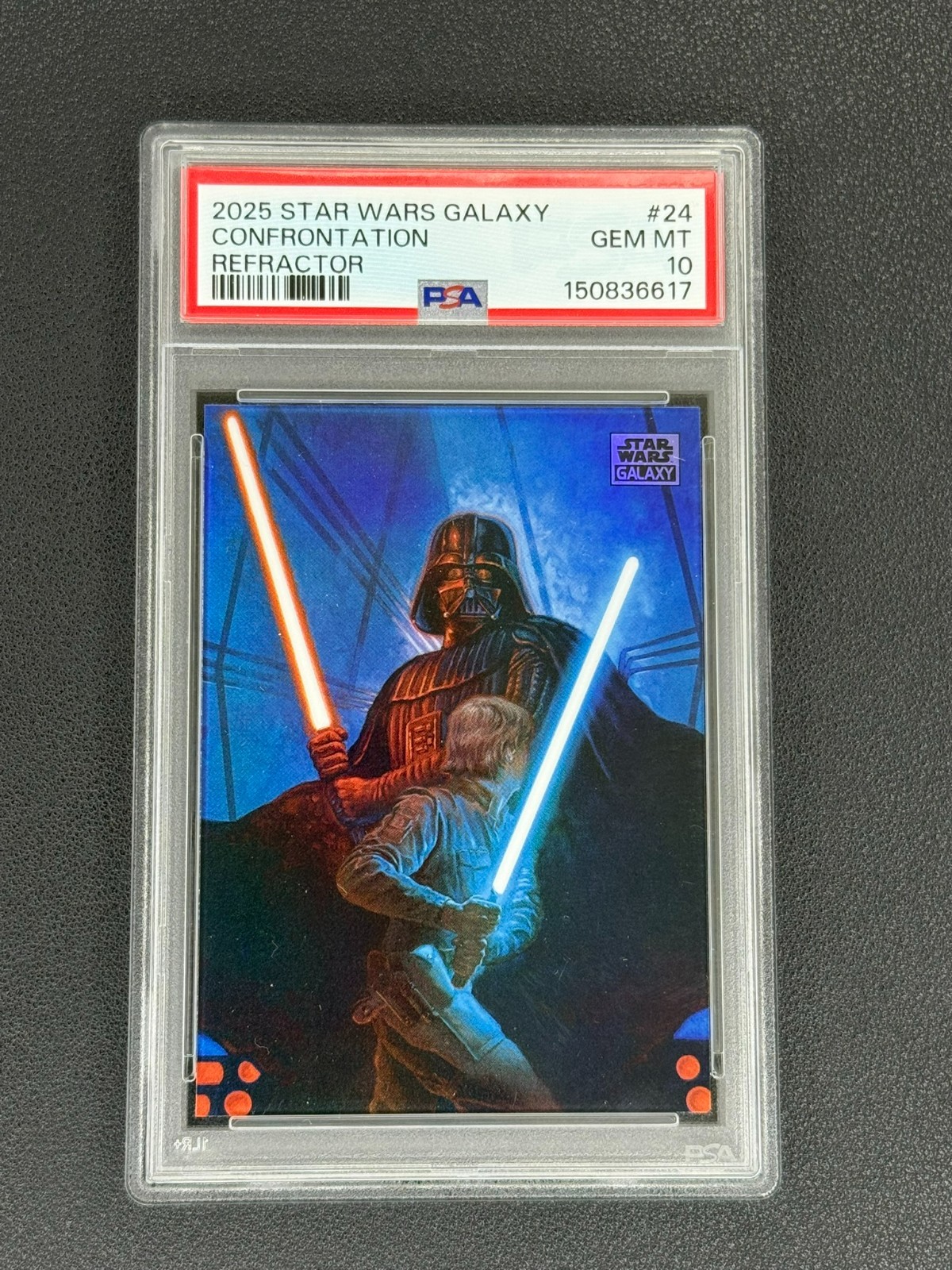 2025 Star Wars Galaxy - CONFRONTATION #24 - Refractor PSA 10 MA01