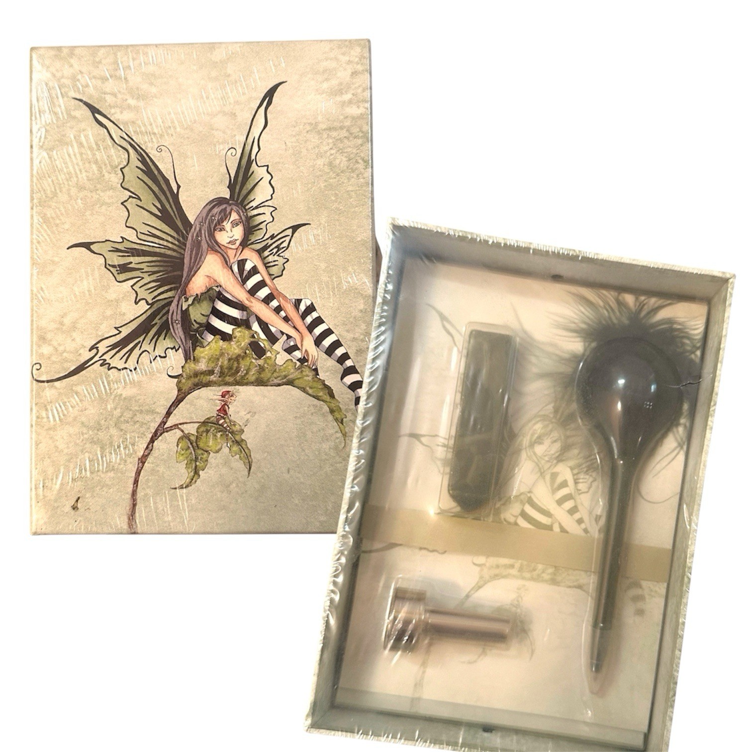 Vintage 2004 Amy Brown for Hot Topic Vintage-style Fairy-themed Stationery Kit