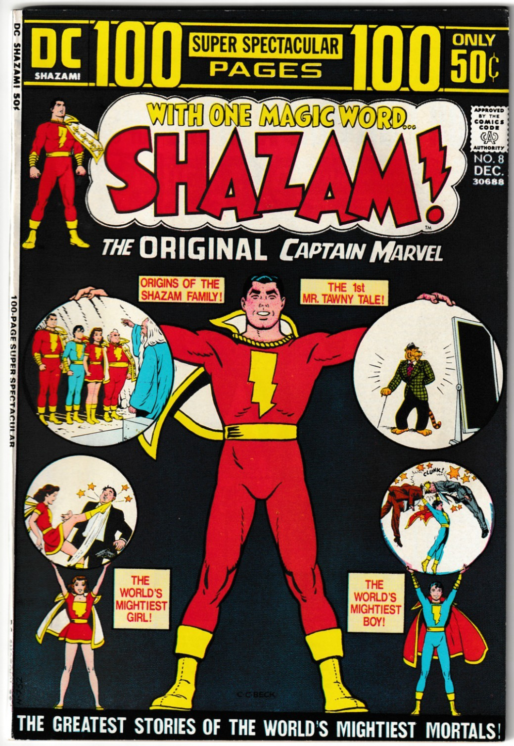 Shazam #8 VF+ 8.5 Captain Marve1 DC Silver/Bronze Age **BARGAIN BIN SALE**