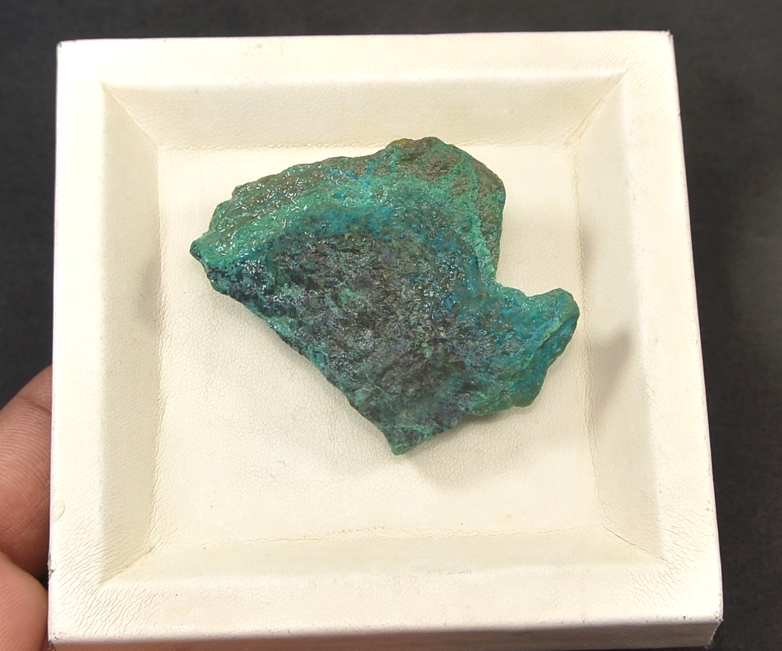 Natural Raw Chrysocolla Azurite Crystal Cluster Blue Teal Mineral Specimen READ