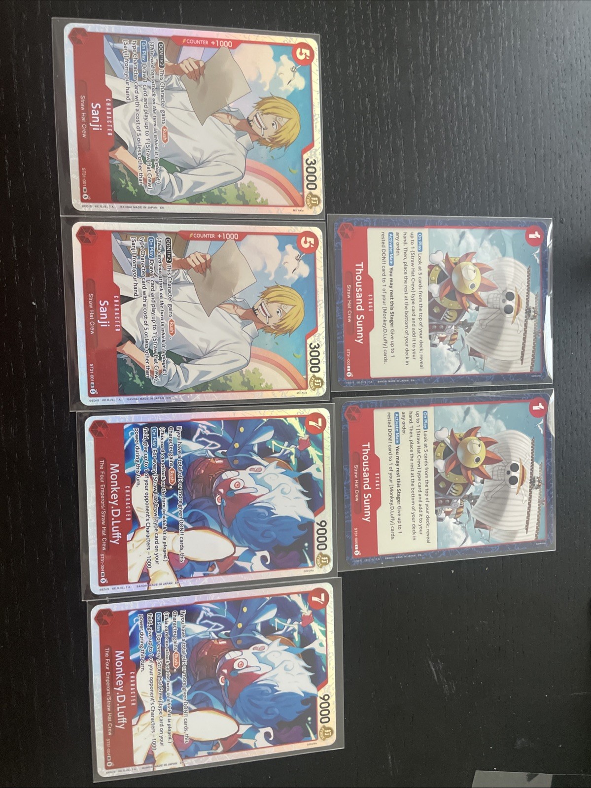 One Piece ST31 Starter Deck Lot