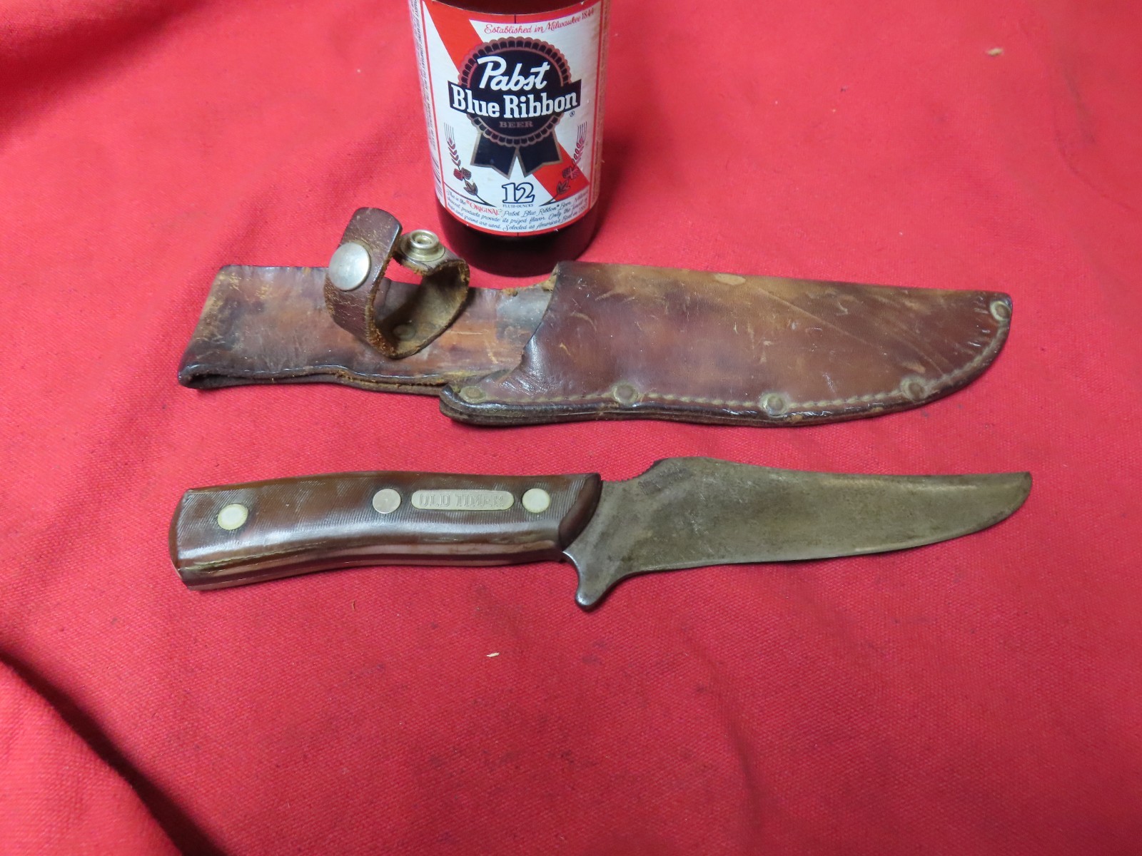 Vtg Schrade 150T Old Timer Hunting Knife,5-3/8\