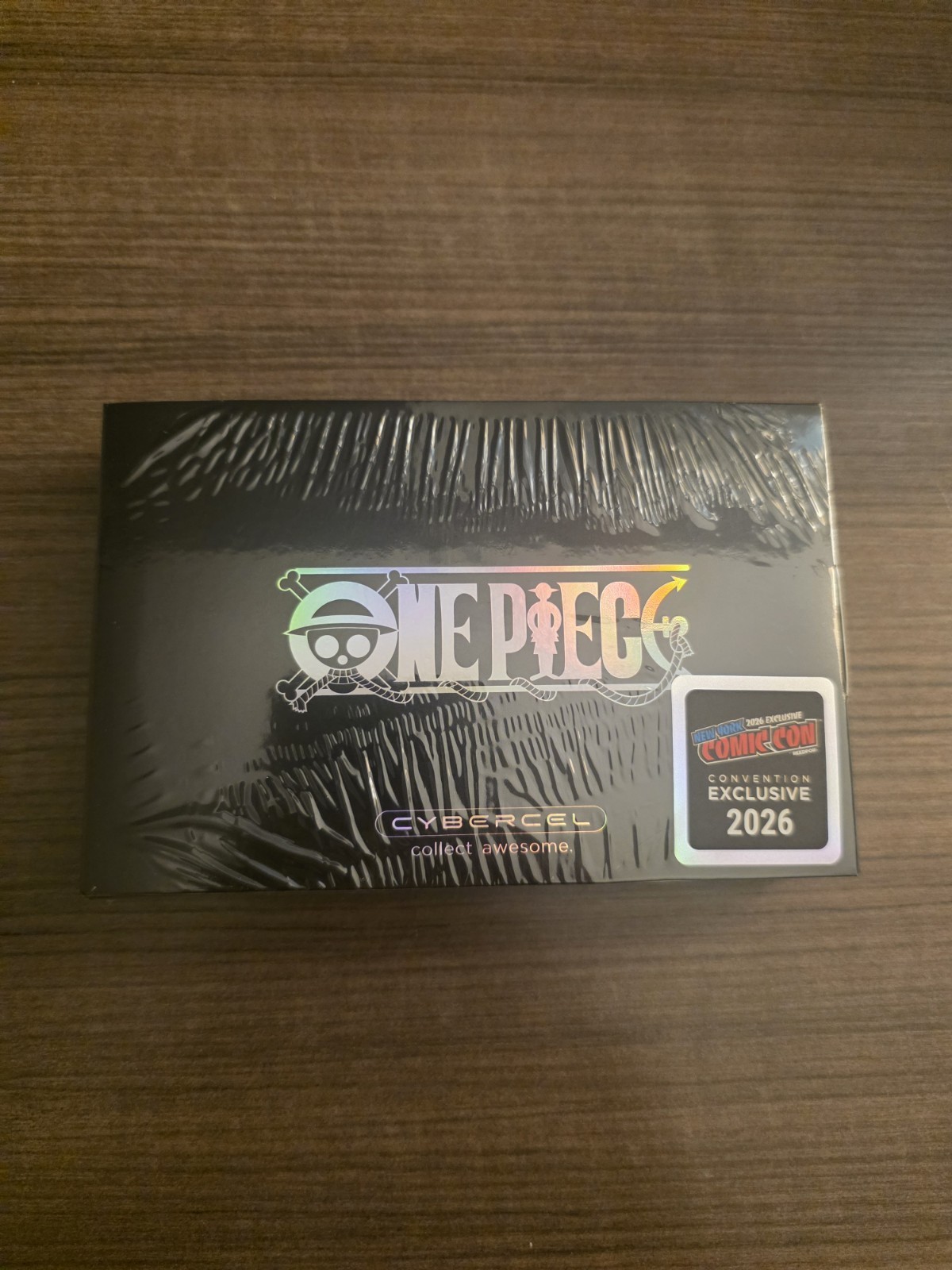 NYCC 2026 FiGPiN ONE PIECE Cybercel sealed card box Exclusive Collectible LE 1k