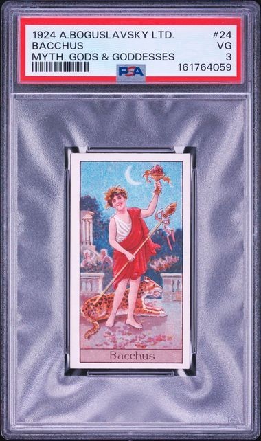 Bacchus 1924 A.BOGUSLAVSKY LTD MYTH. GODS & GODDESSES #24 PSA 3 VG
