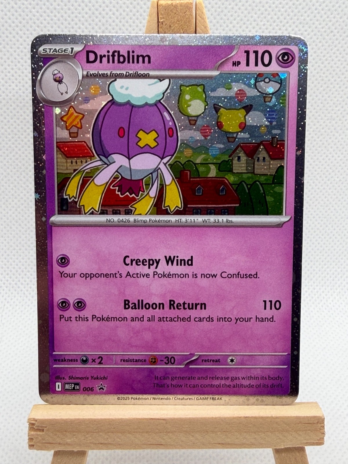 Drifblim MEP 006, Black Star Promo, Pokemon, NM