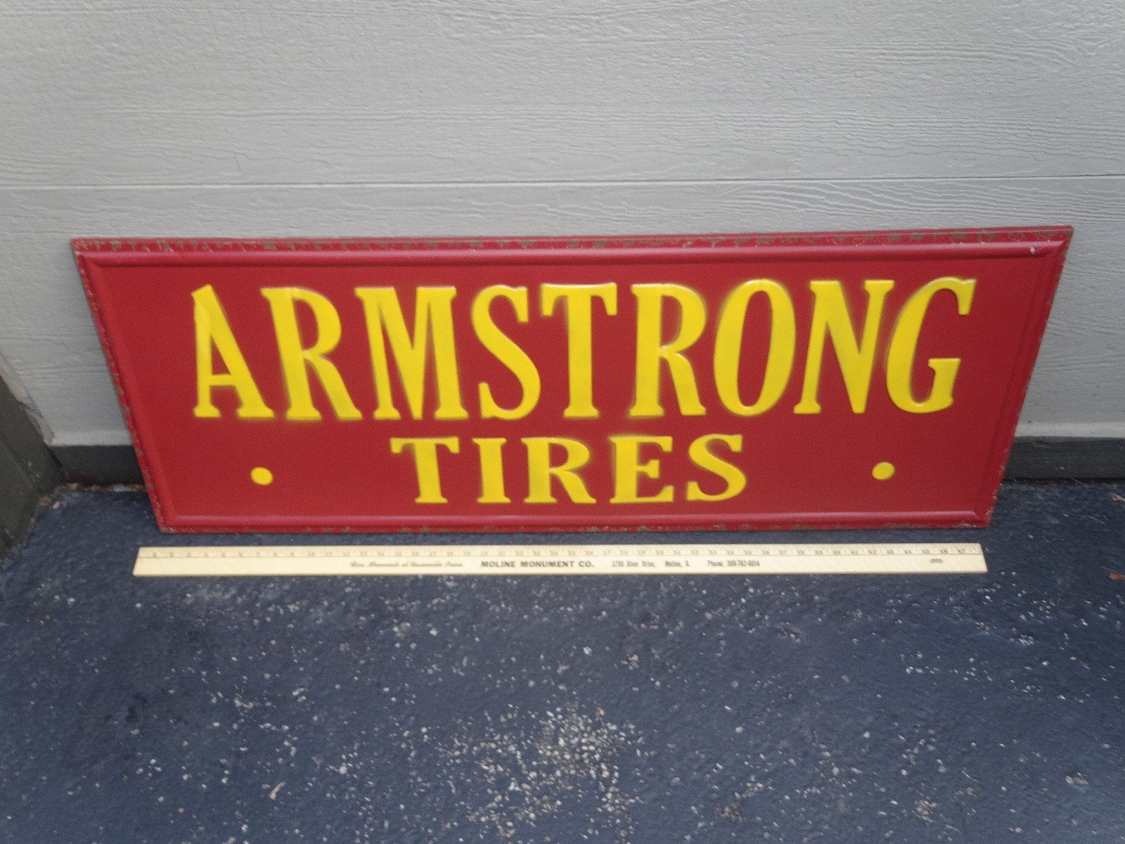 VINTAGE ANTIQUE ARMSTRONG TIRES 48
