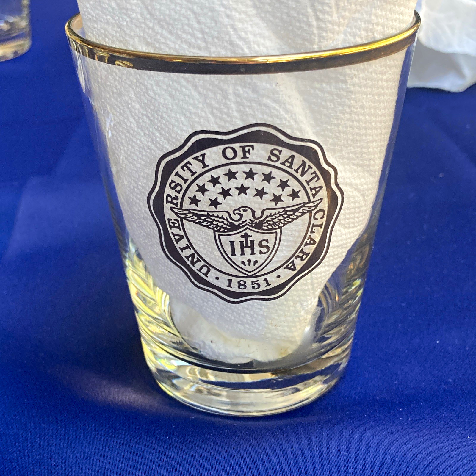 University of Santa Clara Seal/Crest Clear ,Baseball legend Willie McCovey 