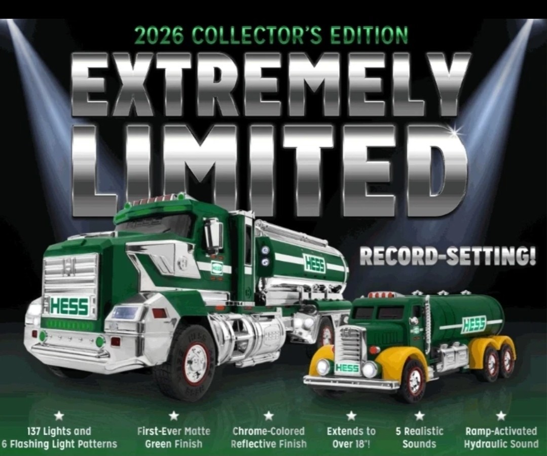 2026 Hess Collector First Edition Tanker Trucks Limited Production Same Day Ship