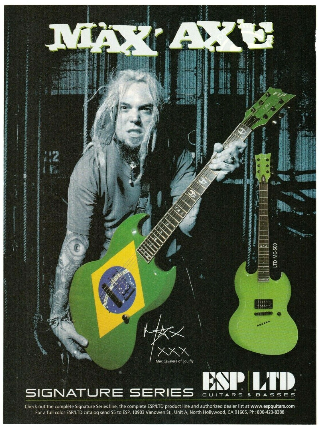 MAX CAVALERA SOULFLY GUITAR 8