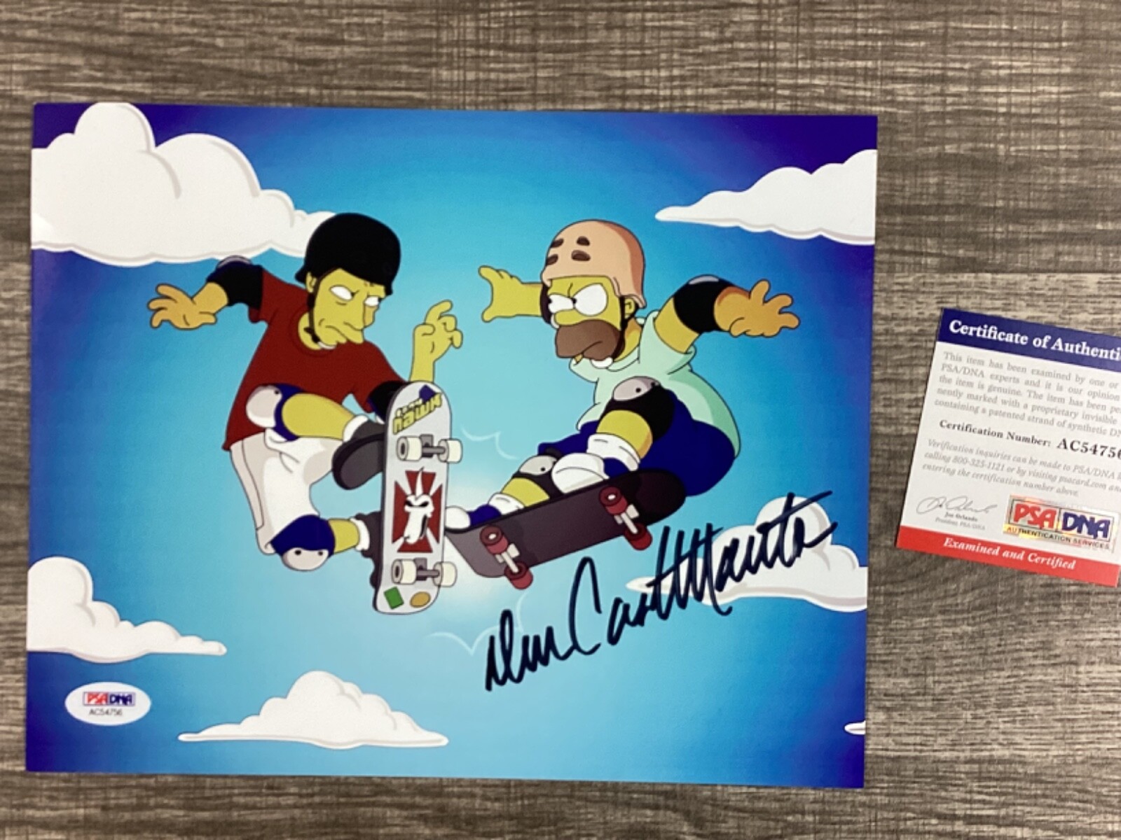 (SSG) DAN CASTELLANETA Signed 10X8 Color \
