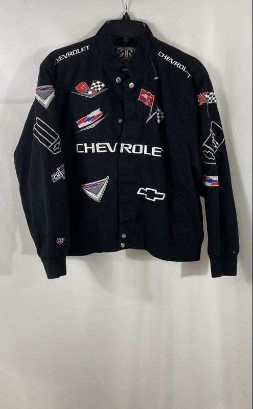 Vintage Chevrolet Racing Jacket Fuel Injection Embroidered Sz 2XL