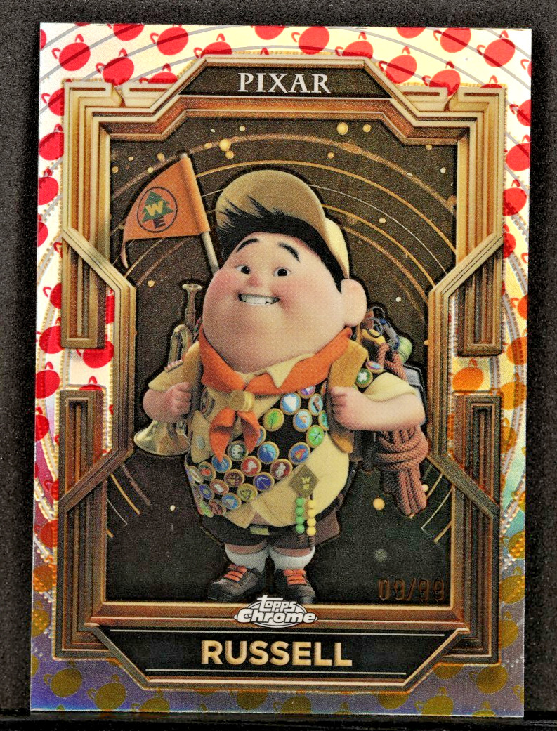2025 TOPPS PIXAR DISNEY /99 RUSSELL TURNING RED ETCH REFRACTOR #49 UP