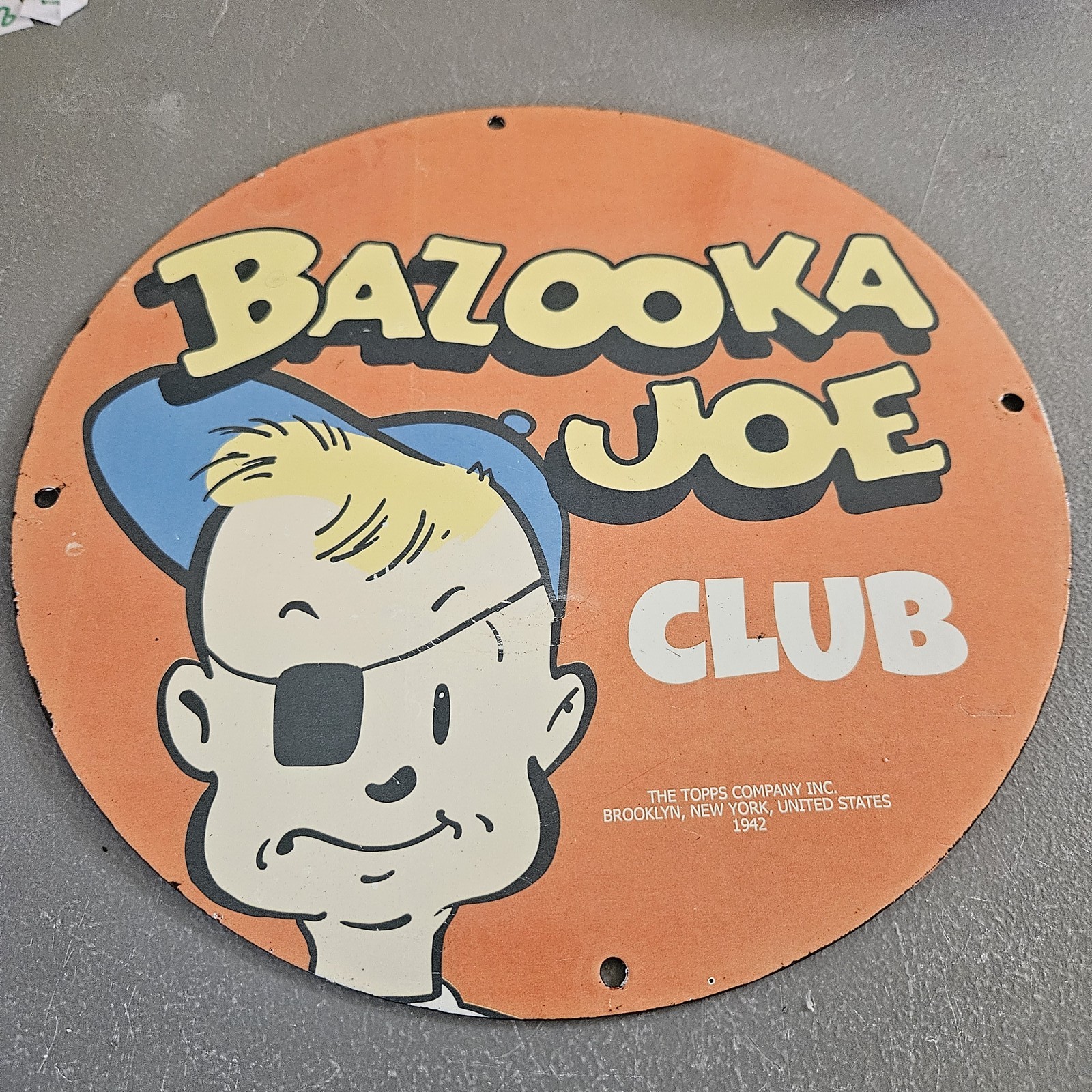 VINTAGE 1942 BAZOOKA JOE CLUB 12