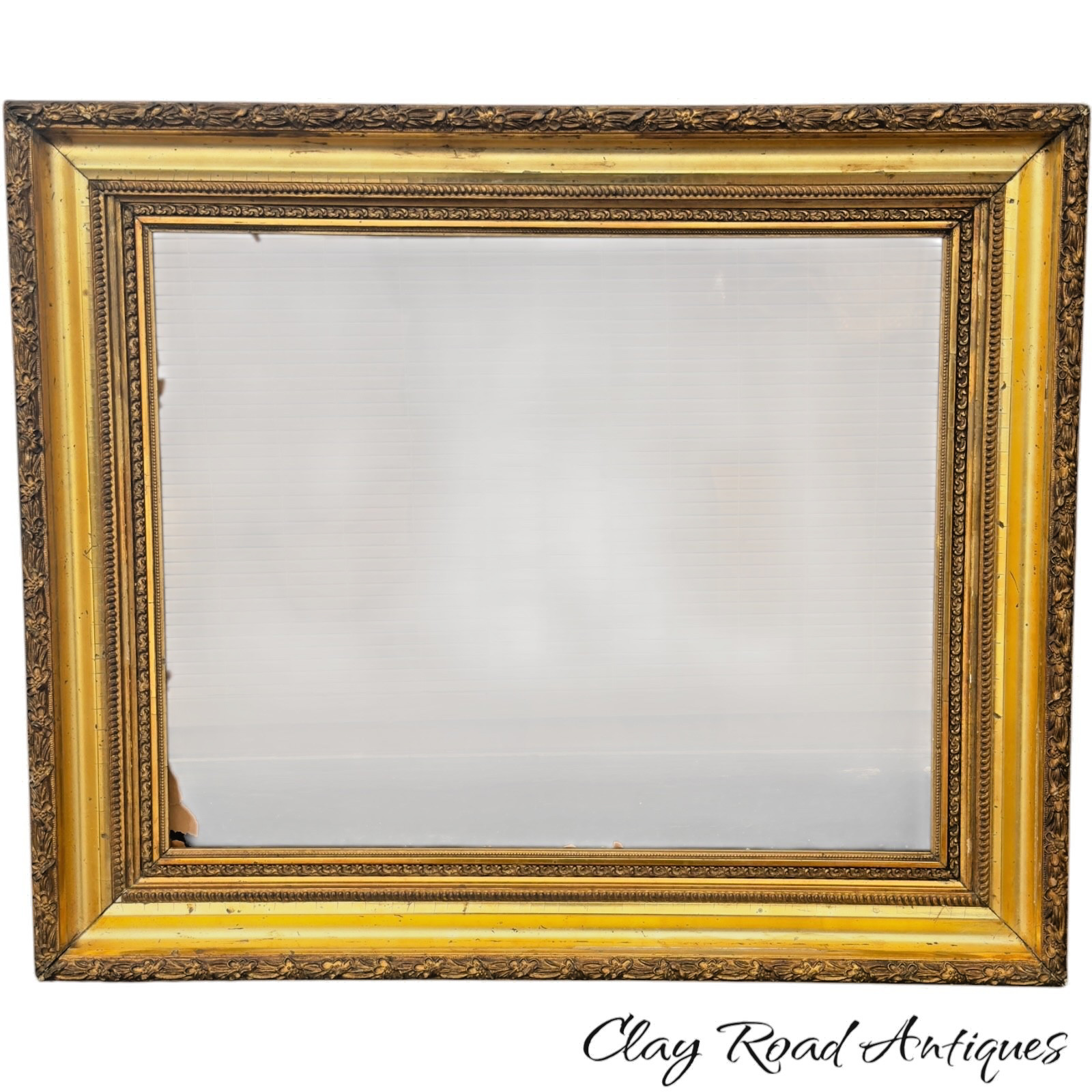 antique aesthetic renaissance gilt frame Stanford white style original painting