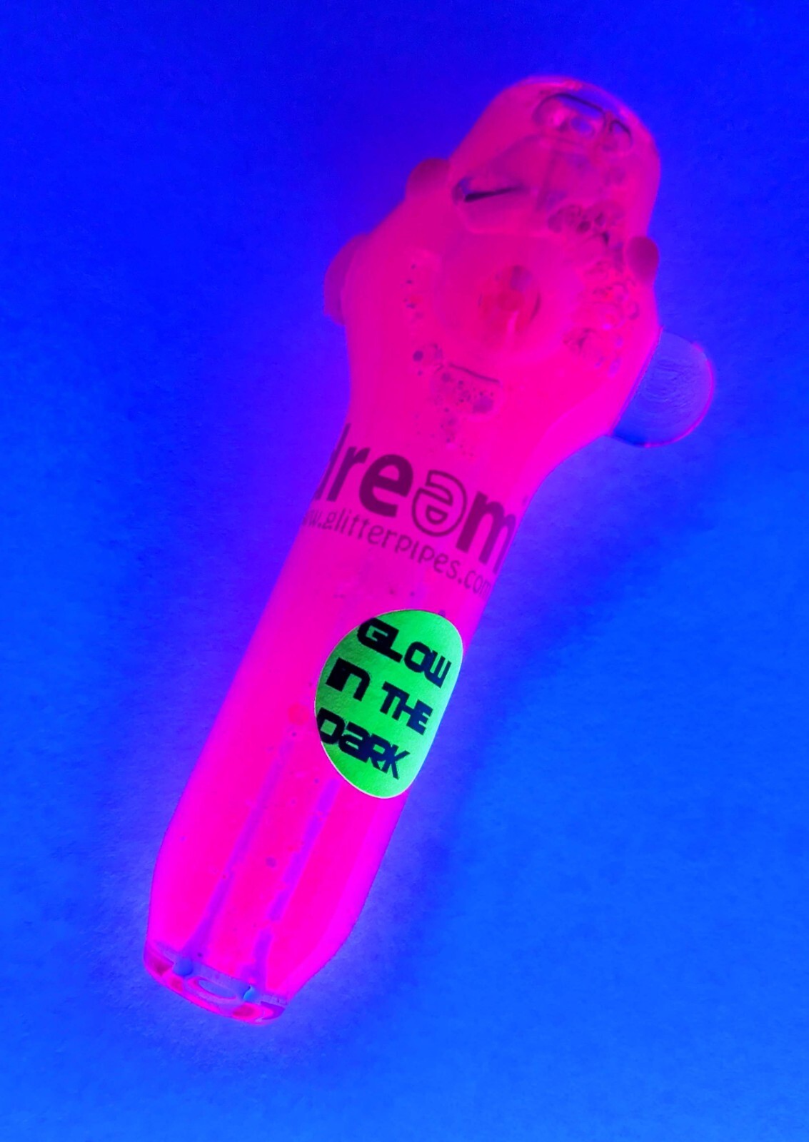 Chunky Super Glow Pink Small Dream Glitter Pipes