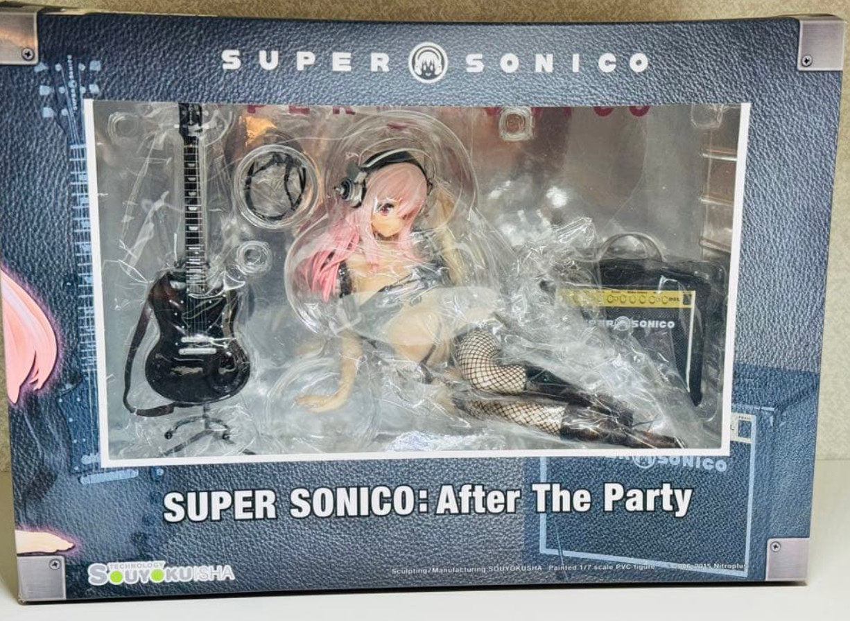 Super Sonico After The Party 1/6 PVC figure Good Smile Company Japan NEW