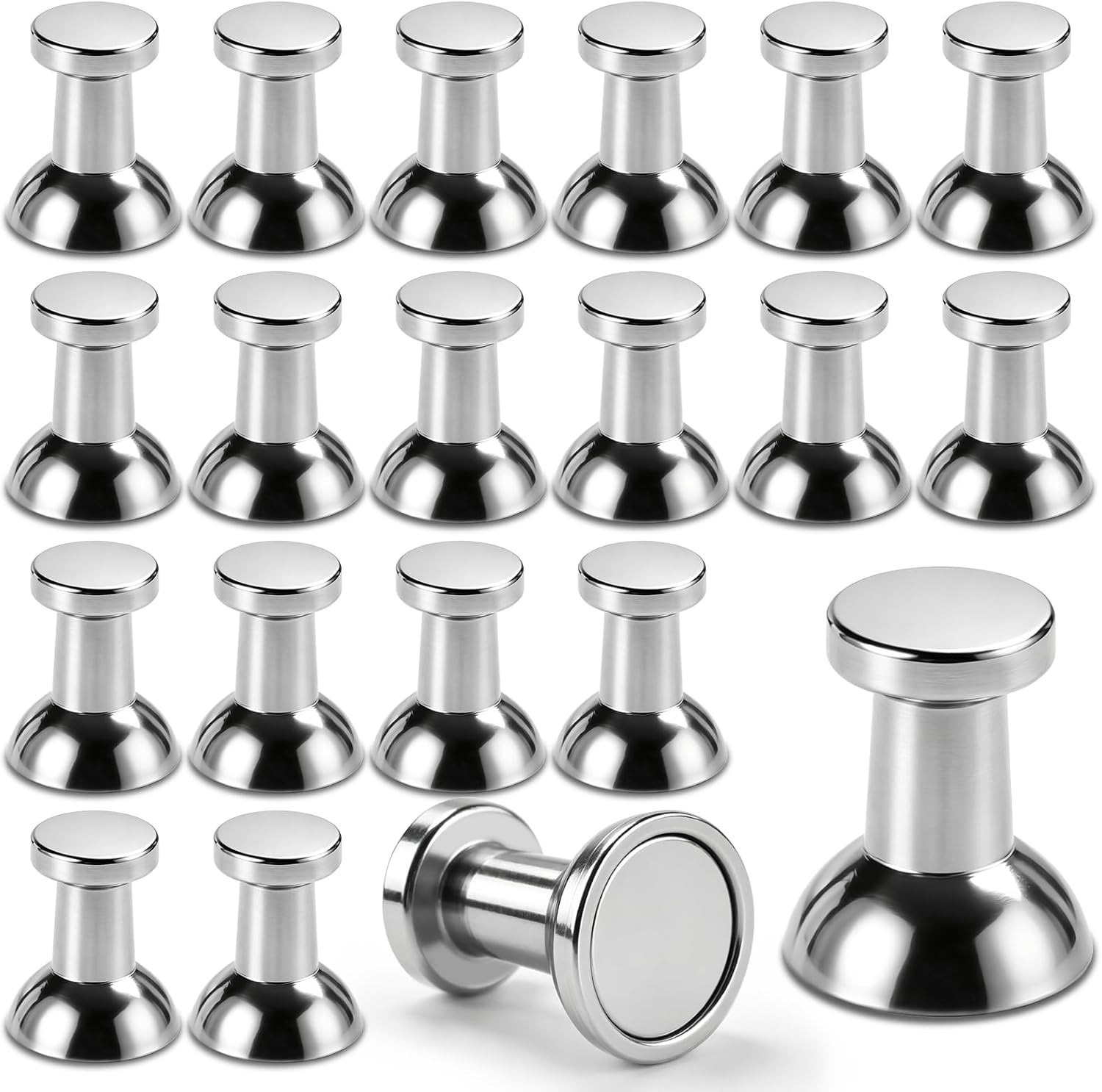 20x Fridge Magnets For Whiteboard Refrigerator Magnets Small&Strong Metal Magnet