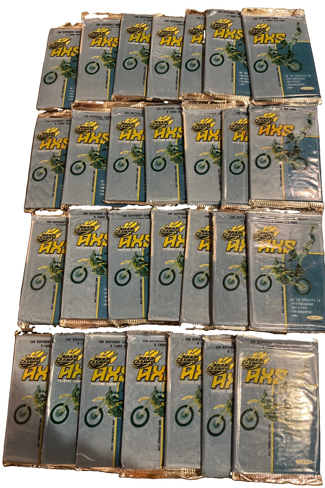 Vintage 2000 Road Champs AXS Extreme Sports Trading Card Sealed 28X Packs Lot
