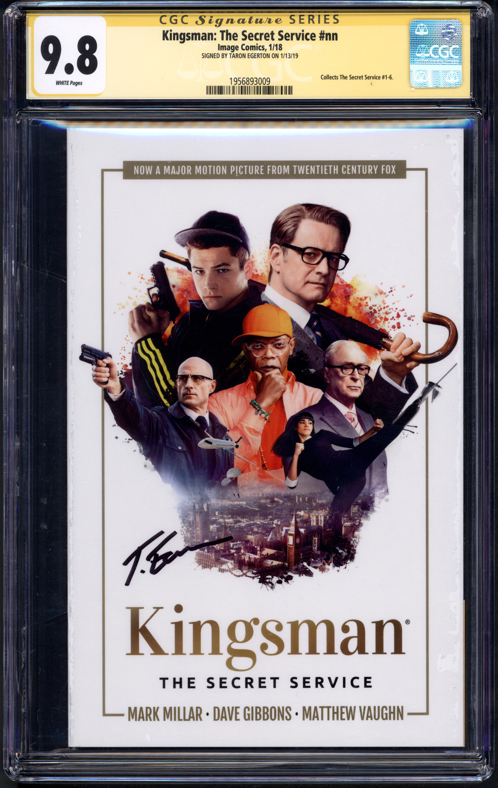 Kingsman: The Secret Service (2018 Image) # nn CGC Signature Series CGC 9.8 Tra
