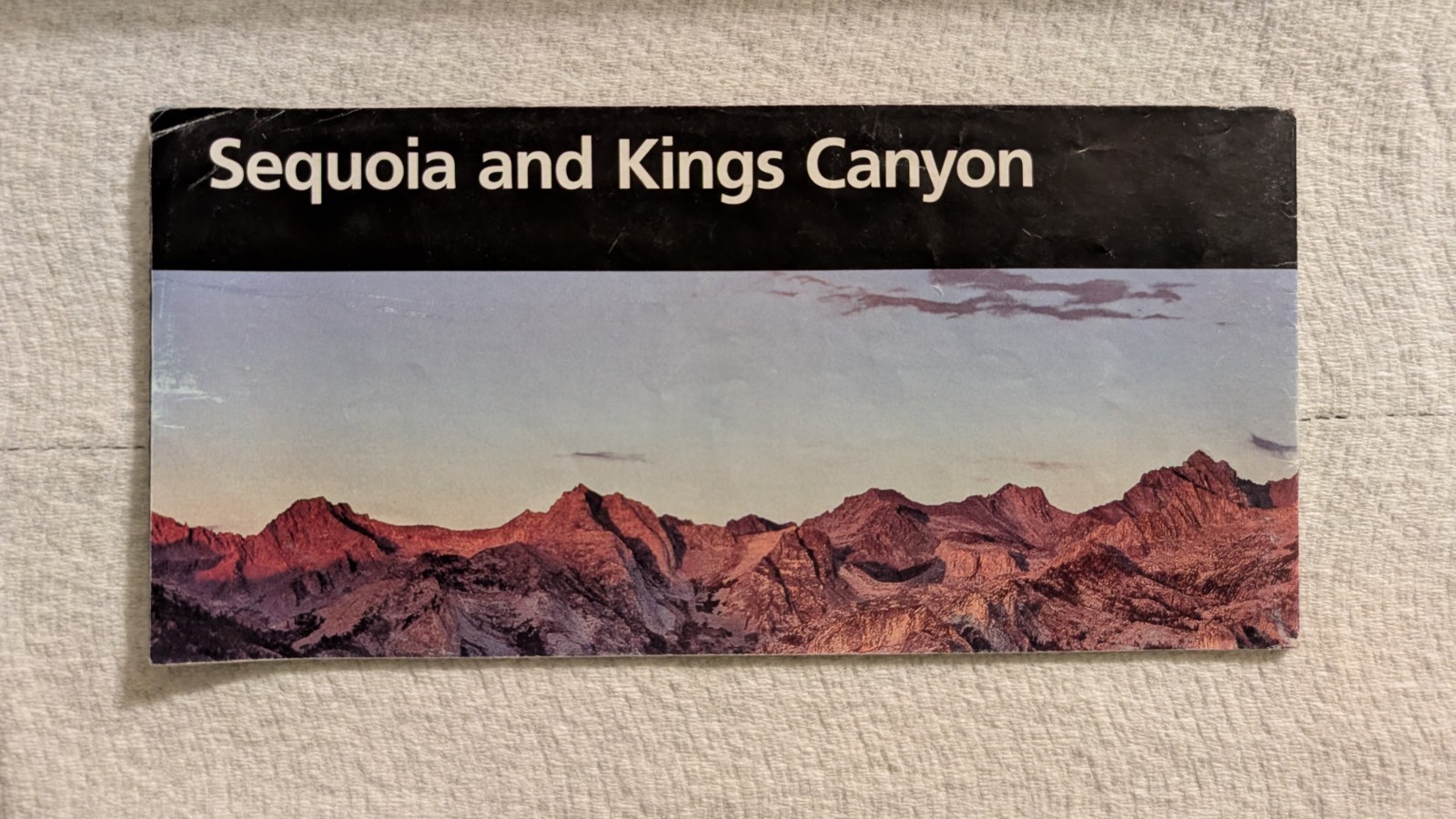Sequoia and Kings Canyon National Park Map Unigrid Brochure Newest NPS 2026