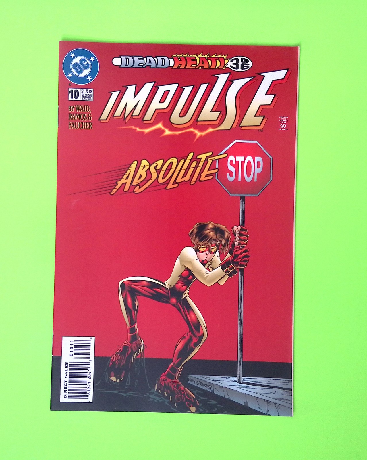 Impulse #10 1996 DC Comics High Grade Comic Book Q170-111