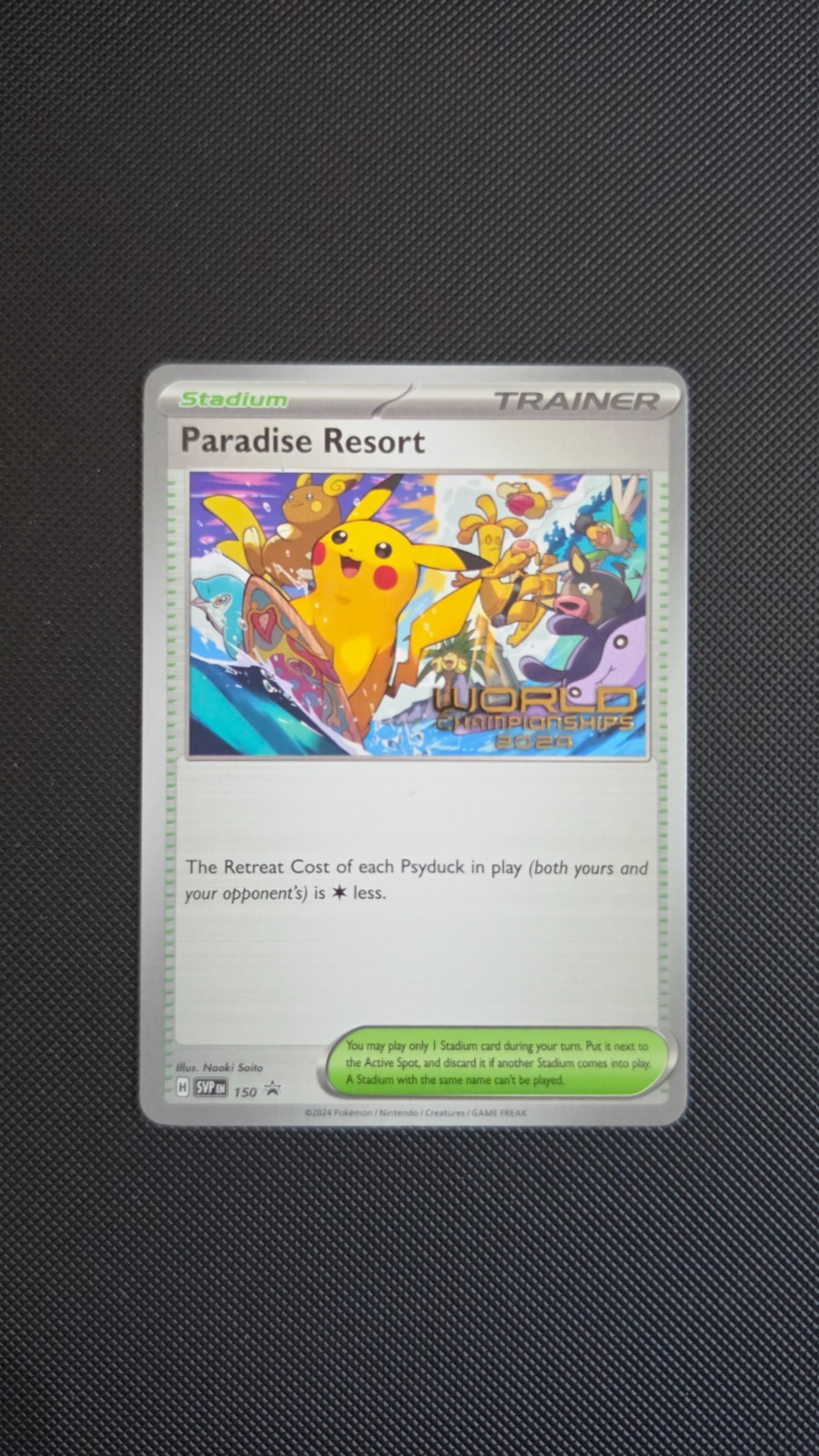 Pokémon - World Championships 2024 - Paradise Resort (Eng) Black Star Pomo 150