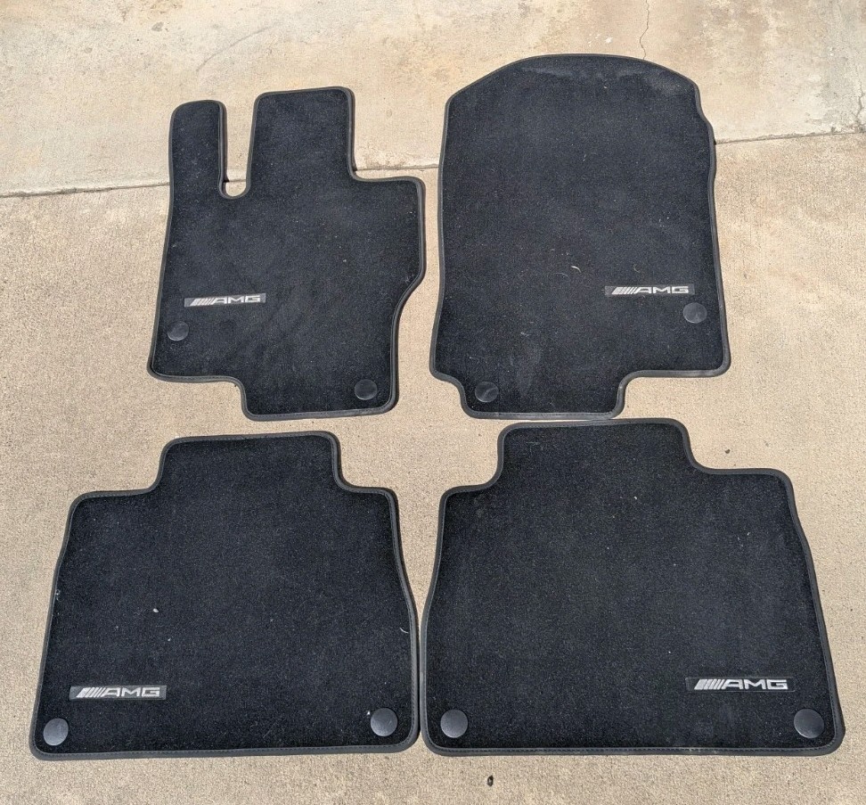 OEM Mercedes Benz W167 GLE Class AMG Floor Mats Black Carpet GLE350 GLE450