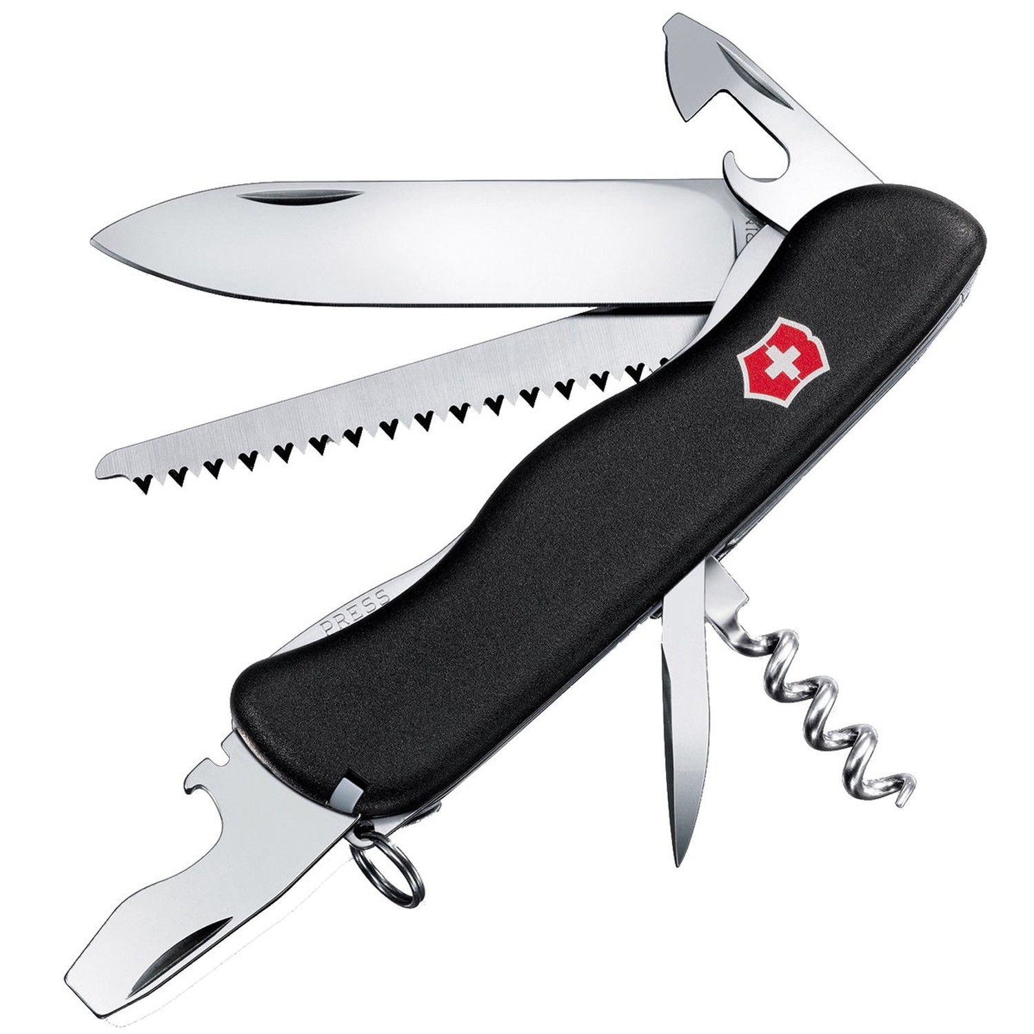 Victorinox - Forester Swiss Army Black Knife 0.8363.3