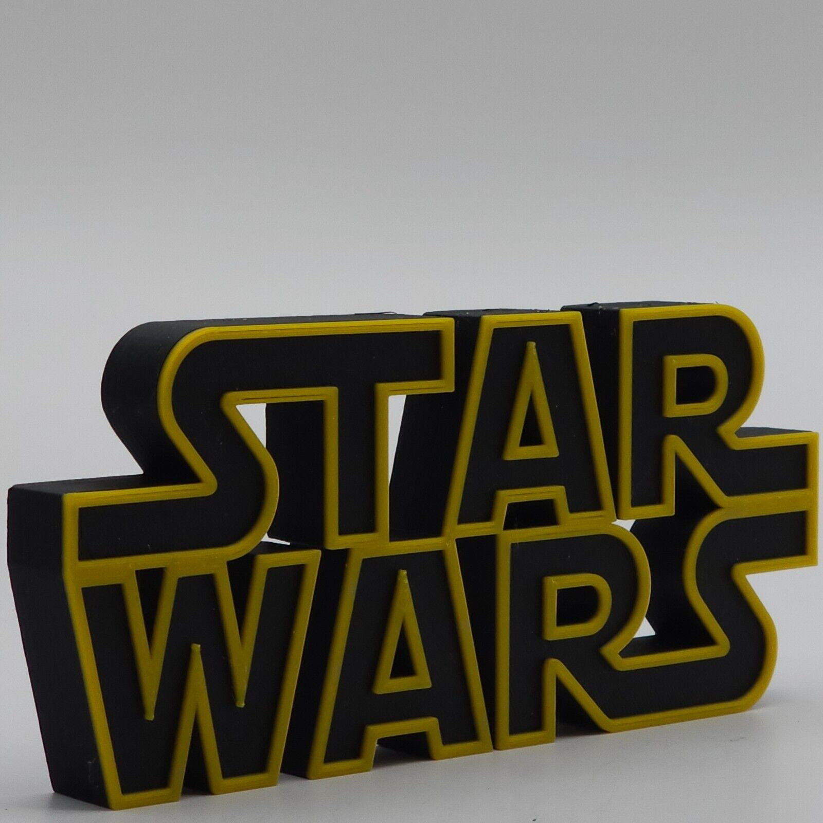 3D Printed Star Wars Logo - Freestanding Collector's Display Sign, Home Decor