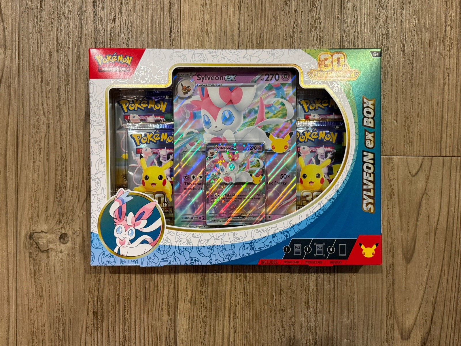 Pokémon TCG | Sylveon ex Box | 30th Anniversary Celebration - Brand New Sealed