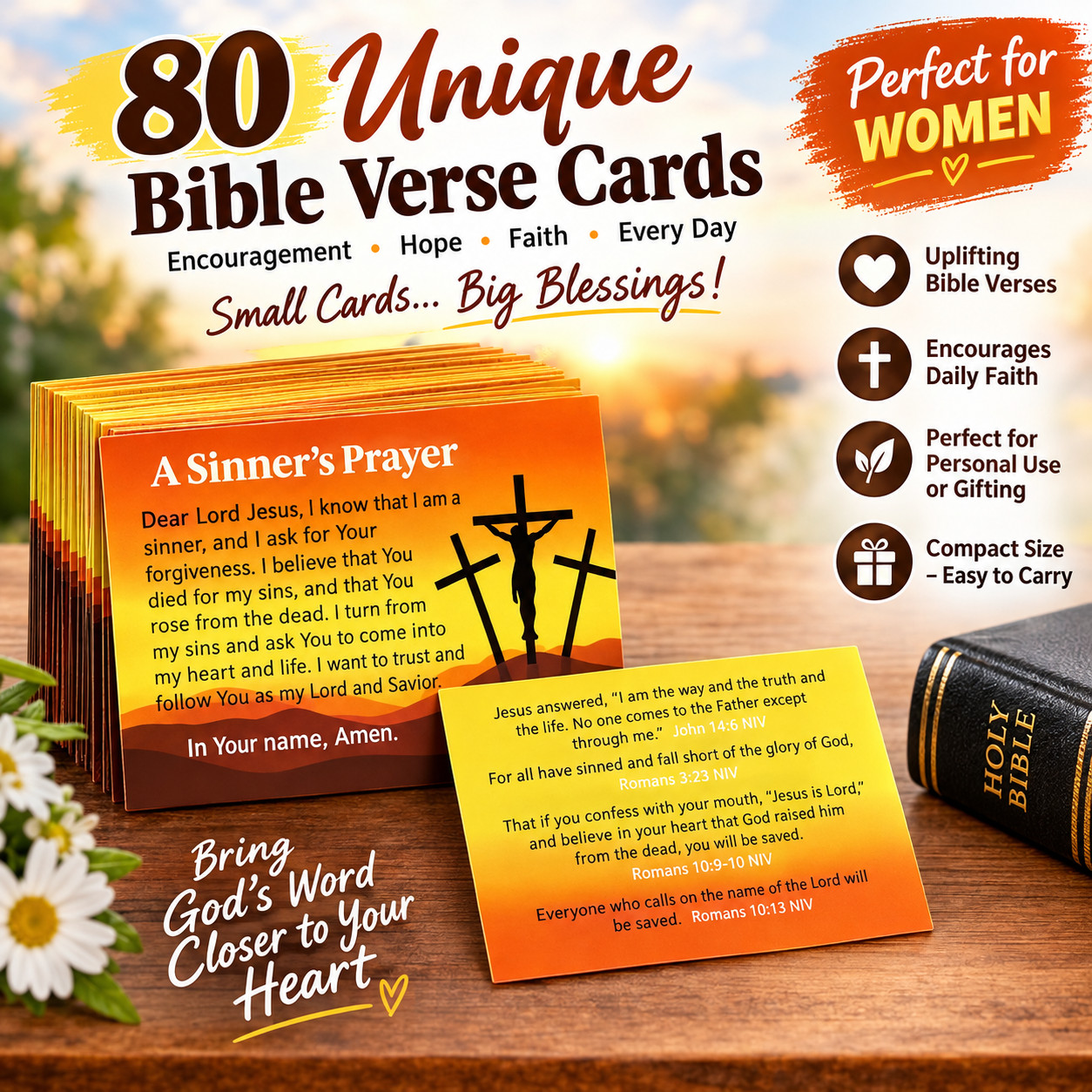 240 PCS Gospel Tracts Plan of Salvation Card Roman Road Bible Bookmarks Christia