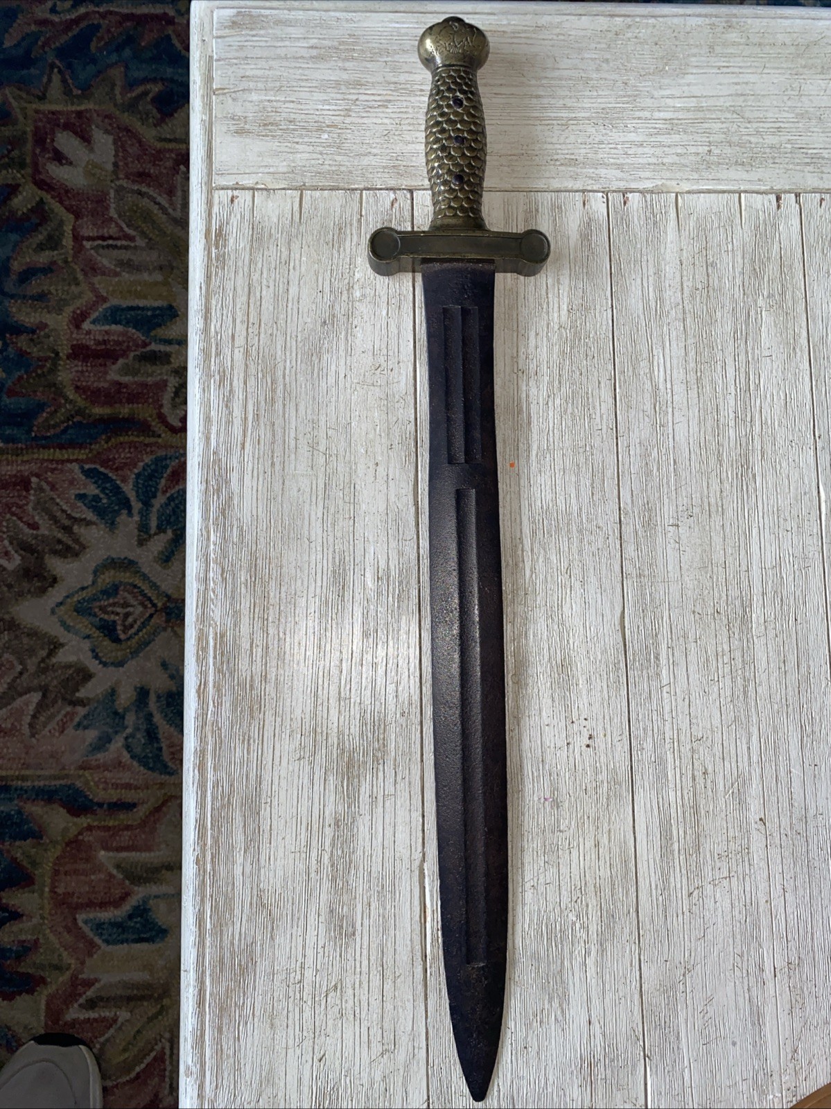 Antique Old US Civil War Ames Short Artillery Sword 1834