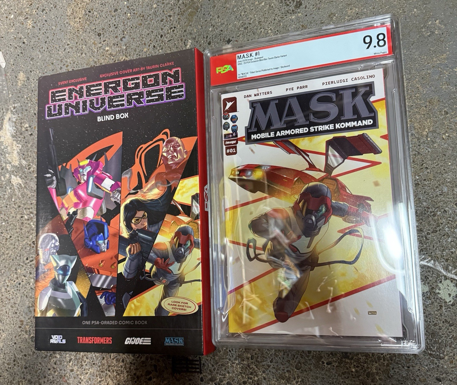 # M.A.S.K. #1 PSA 9.8 Taurin Clarke Variant Cover - SDCC 2026 Energon Universe