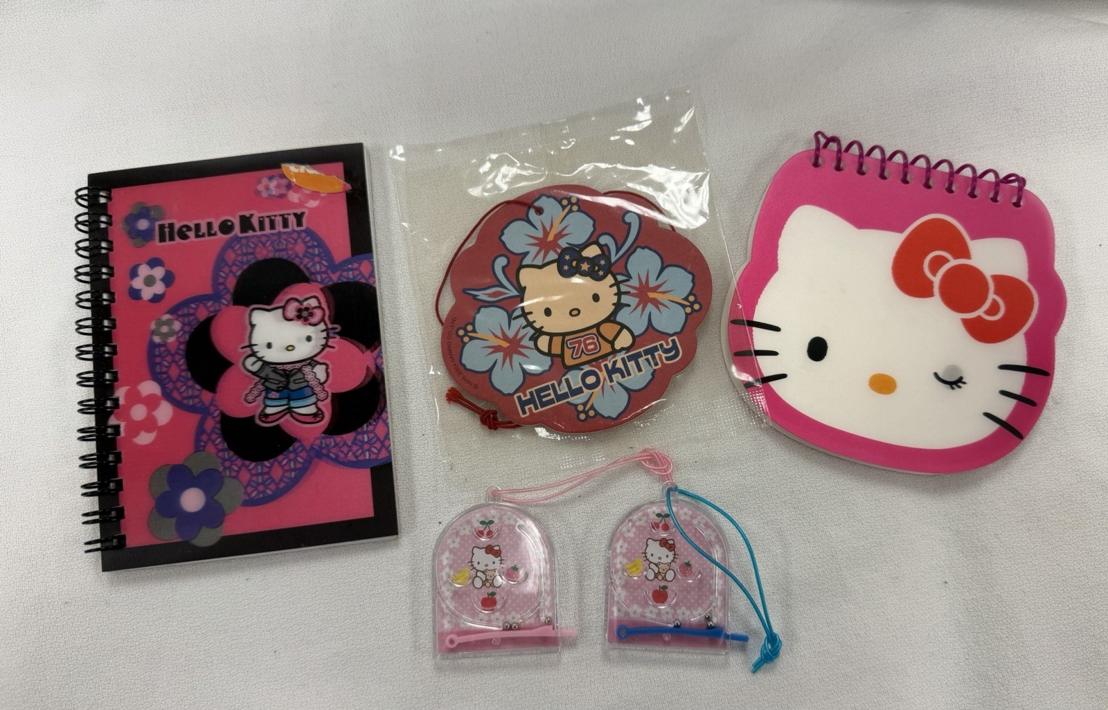 Sanrio Hello Kitty Vintage Stationery & Mini Pinball Games Lot