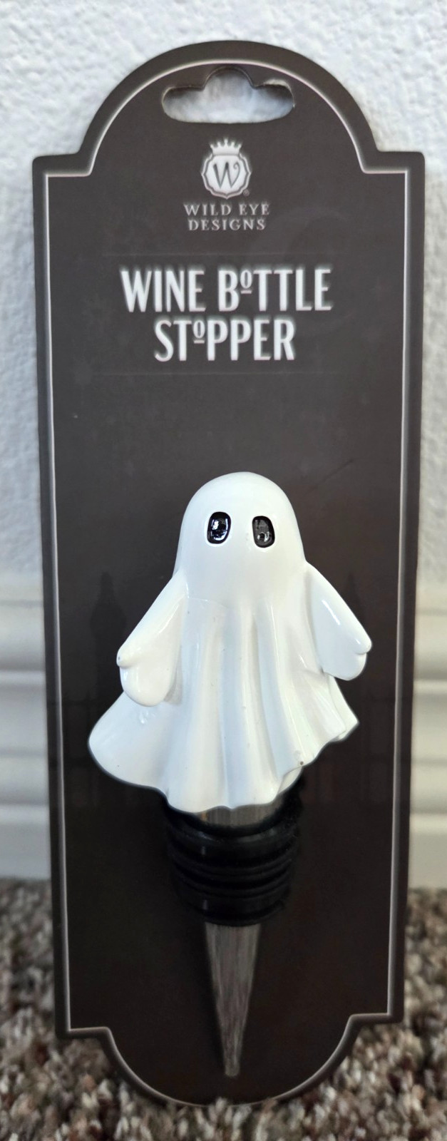 Wild Eye Designs Halloween Seasonal Wine Bottle Stopper GHOST