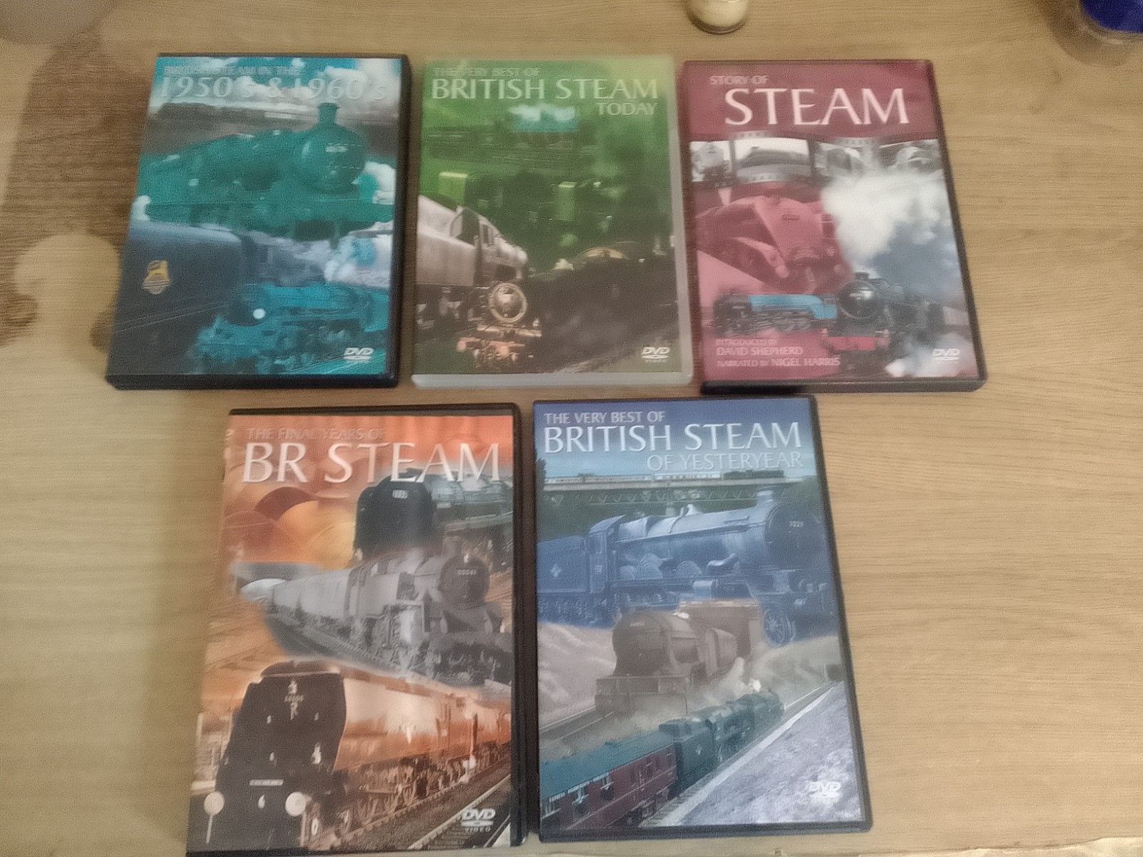 Vintage British Steam Railways 5 DVD Bundle
