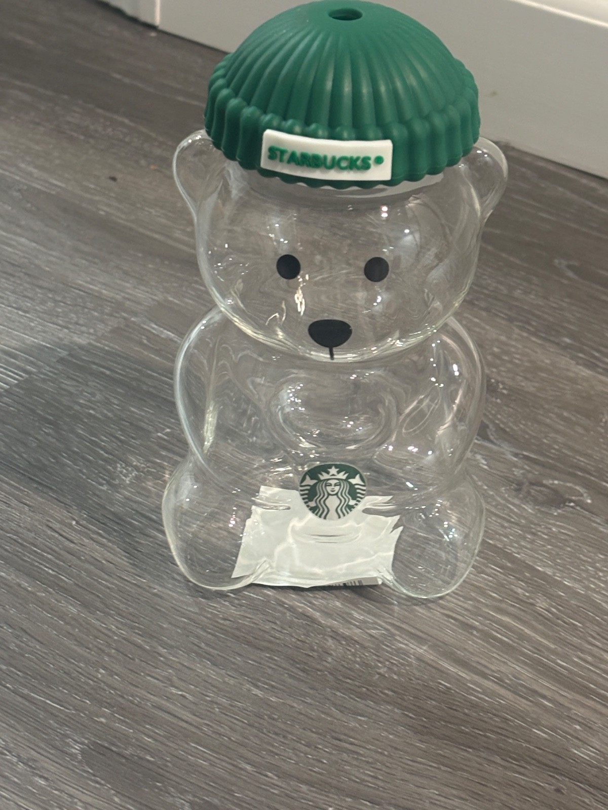 2025 Glass Starbucks Bearista Bear Cold Cup Holiday Limited Edition–with Label