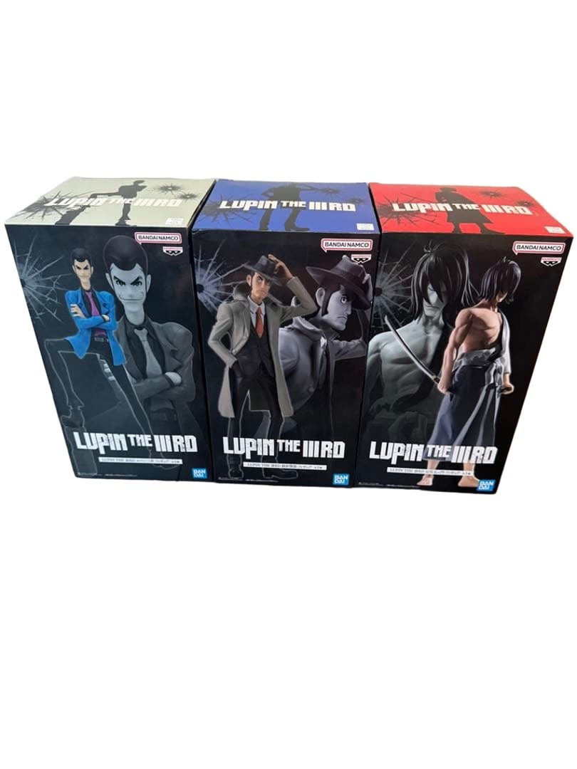 Lupin the Third Figure Set of 3 - LUPIN THE IIIRD - New