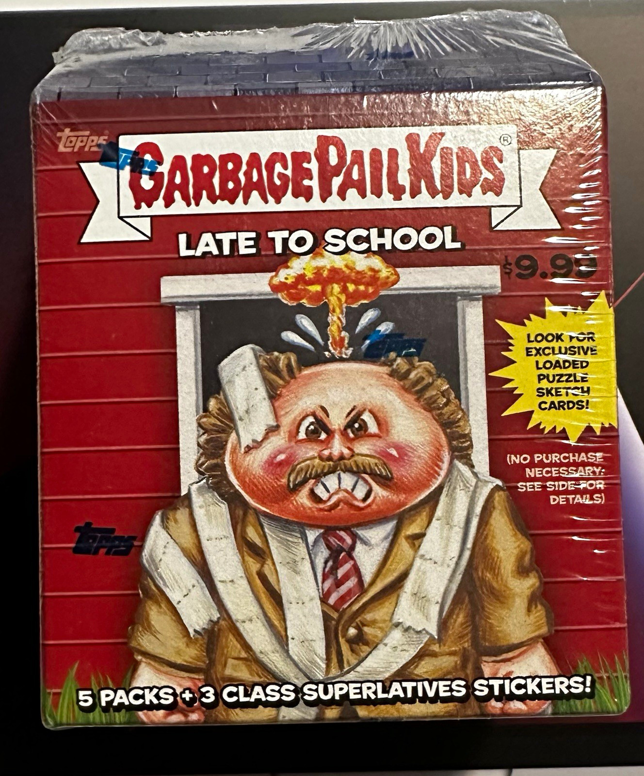 Topps Garbage Pail Kids Late to School 2020 Sealed Box 43 Cards Stickers