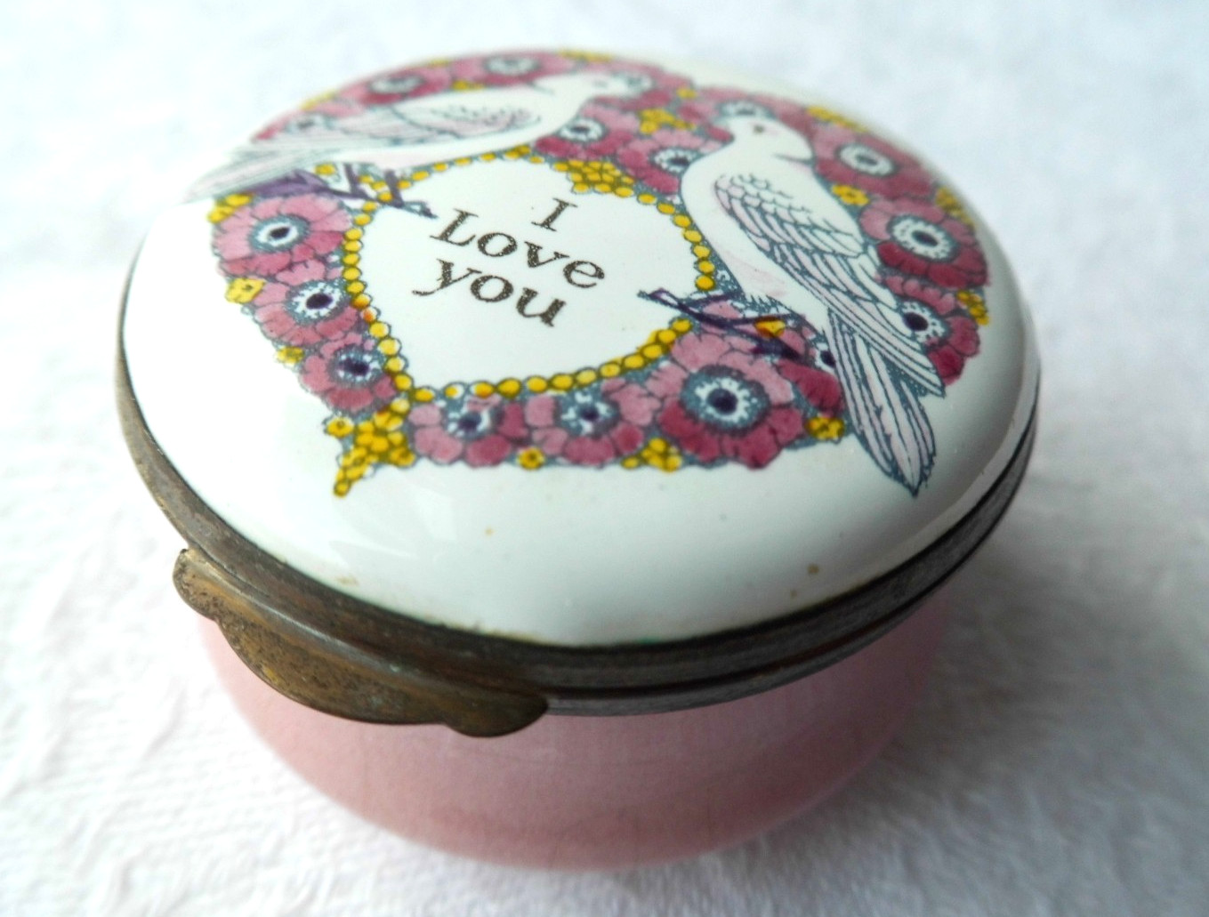 Vintage Crummles Enamel Box - \