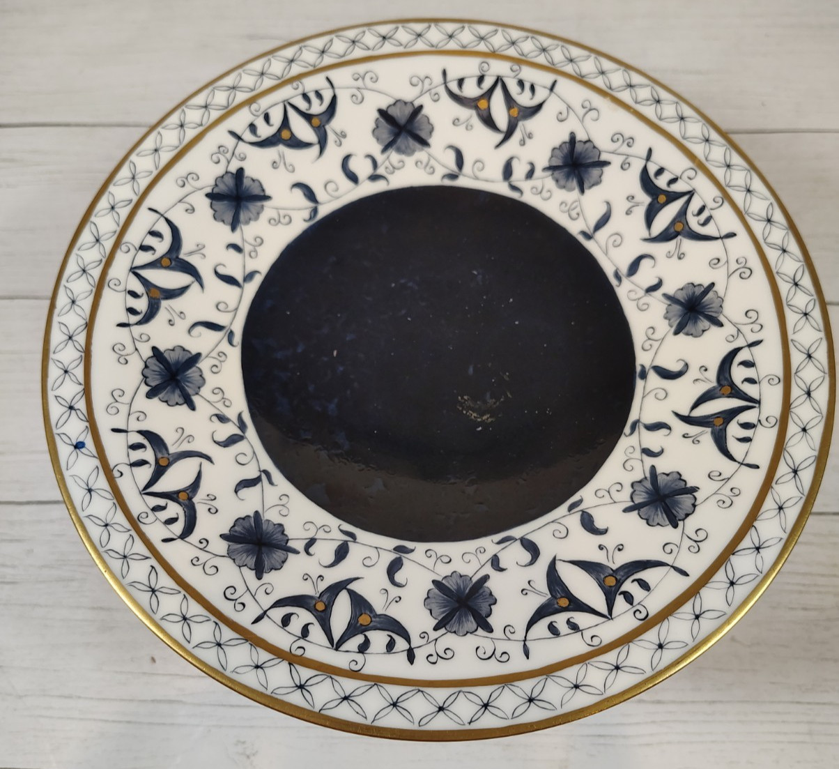 VTG, Bing & Grøndahl, Empire No. 64, Centerpiece Bowl, Tazza, Cake Stand, 24k