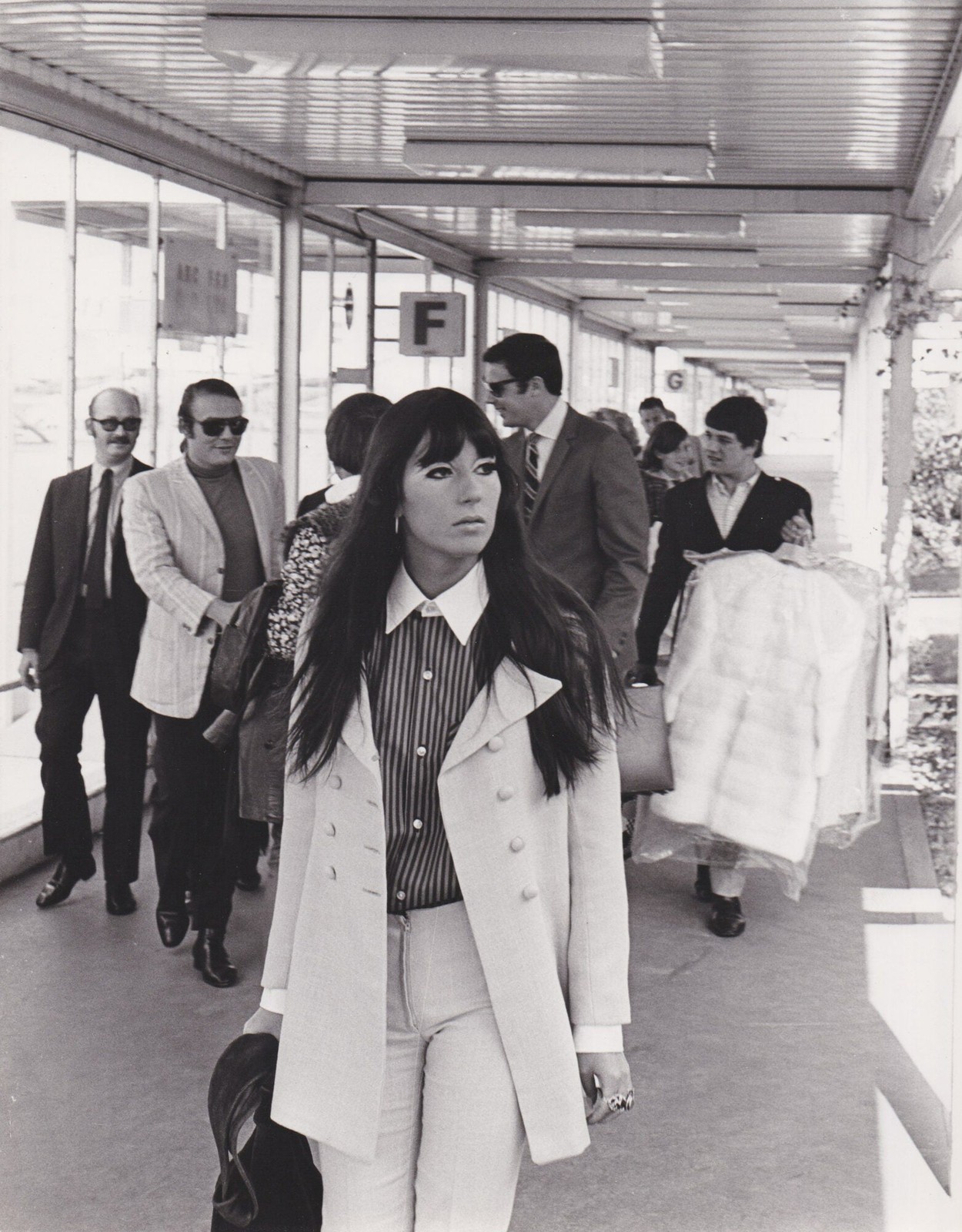 Sonny Cher THREE ORIGINAL PRESS PHOTOGRAPHS OF SONNY AND CHER IN PARIS #171764