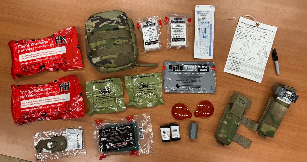 NEW USAF Molle JFAK Joint First Aid Kit Muticam IFAK w/ TQ & Med Supplies SEALED