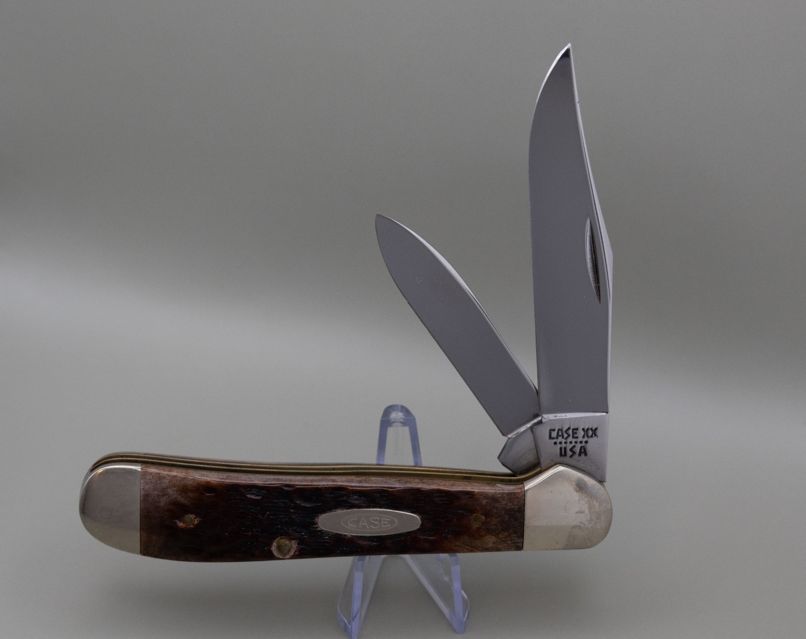 Case XX USA 6249 Copperhead 7 Dot 1983 Jigged Bone Unused Pocket Knife Vintage