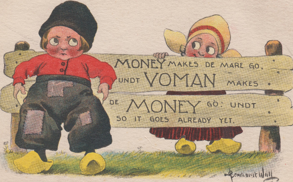 Artist Signed A/S Bernhardt Wall Dutch Children Postcard