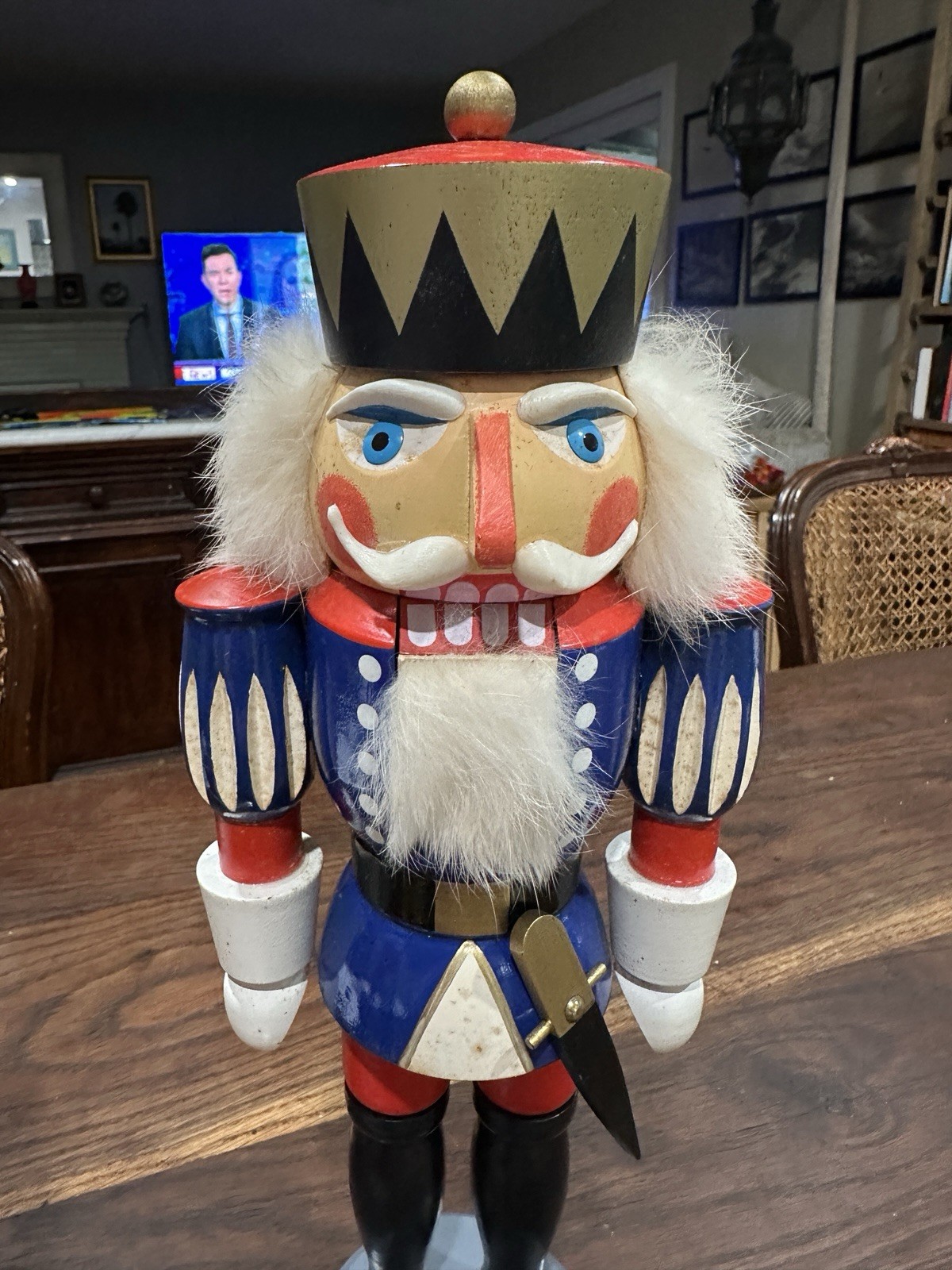 Vintage Traditional German Erzgebirge Nutcracker.