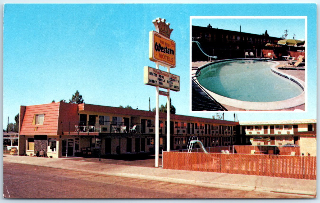 Postcard - Trailside Inn - Alturas, California